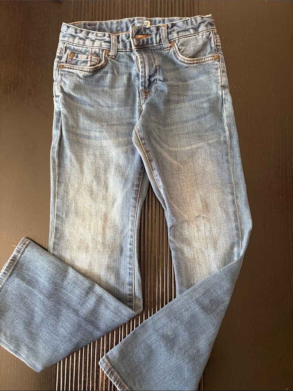 7 For All Mankind Kids Light Blue Denim Jeans